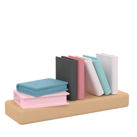 Étagère à livres  3D Icon