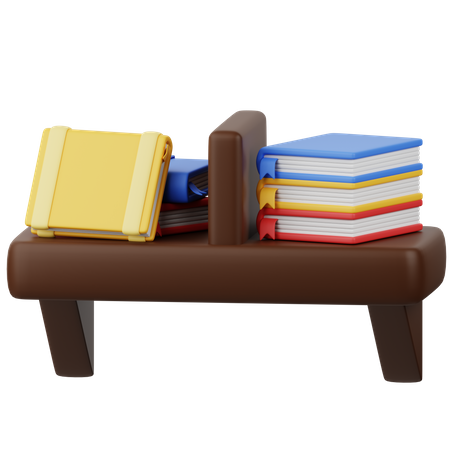 Étagère à livres  3D Icon