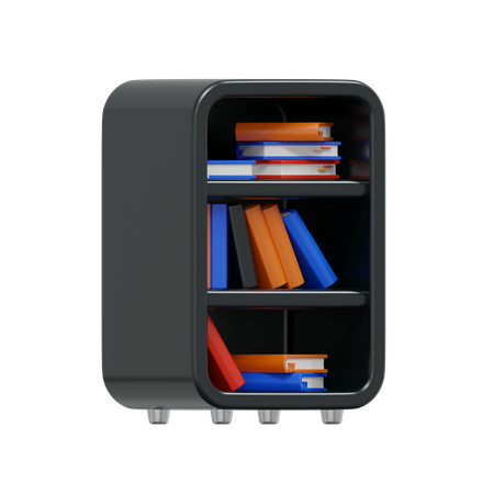 Étagère à livres  3D Icon