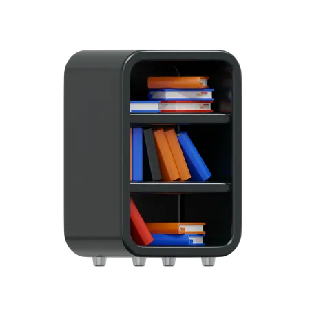 Étagère à livres  3D Icon