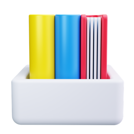 Cas de livres  3D Icon