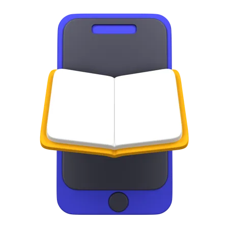 Bibliothèque numérique  3D Icon