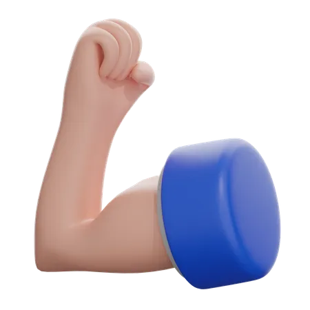 Biceps fléchis  3D Icon