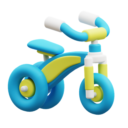 Bicicleta de bebé  3D Icon