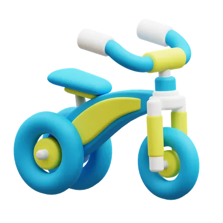 Bicicleta de bebé  3D Icon