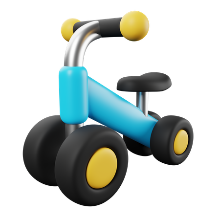 Bicicleta de bebé  3D Icon