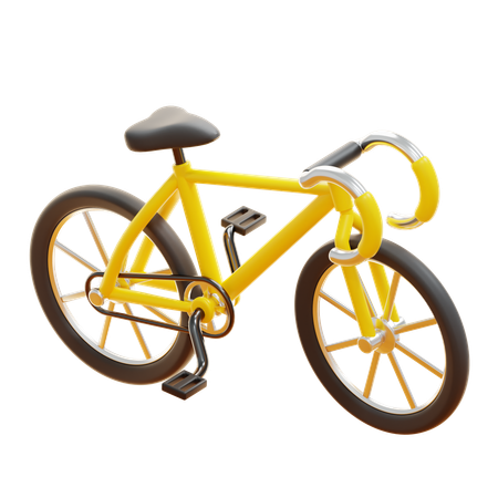 Bicicleta  3D Icon