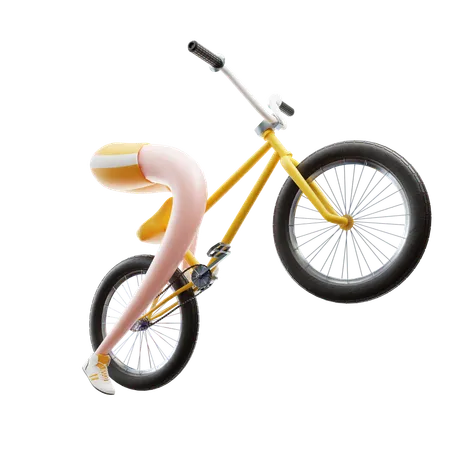 Bicicleta  3D Icon