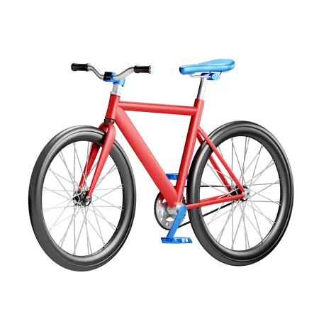 Bicicleta  3D Icon