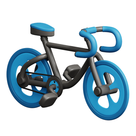 Bicicleta  3D Icon