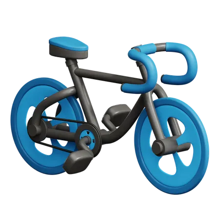 Bicicleta  3D Icon