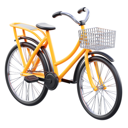 Bicicleta  3D Icon