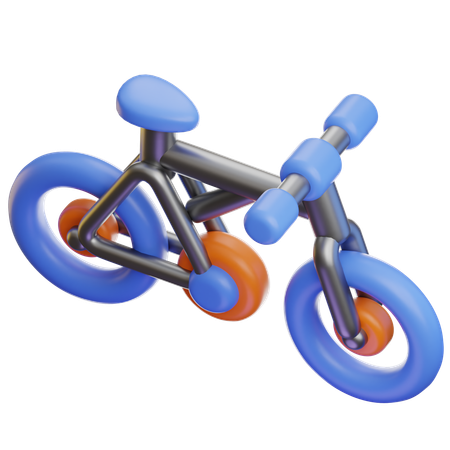 Bicicleta  3D Icon