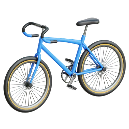 Bicicleta  3D Icon