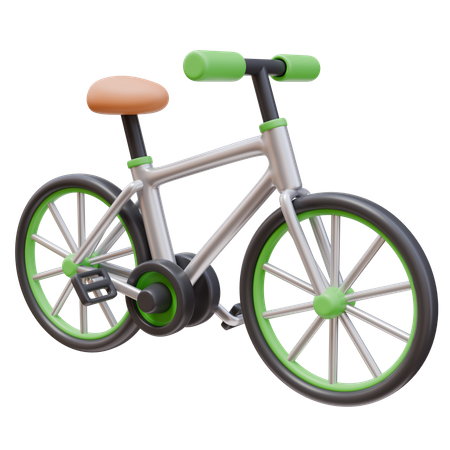 Bicicleta  3D Icon