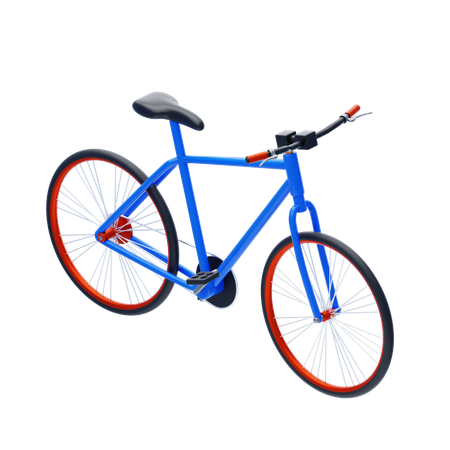 Bicicleta  3D Icon