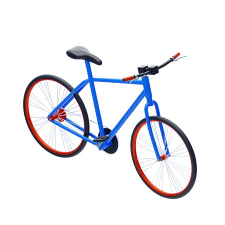 Bicicleta  3D Icon