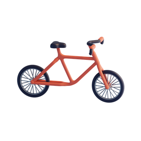 Bicicleta  3D Icon