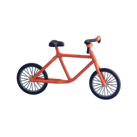 Bicicleta  3D Icon