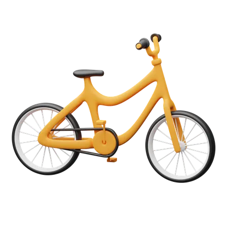 Bicicleta  3D Icon