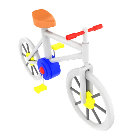 Bicicleta  3D Icon