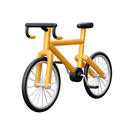 Bicicleta  3D Icon