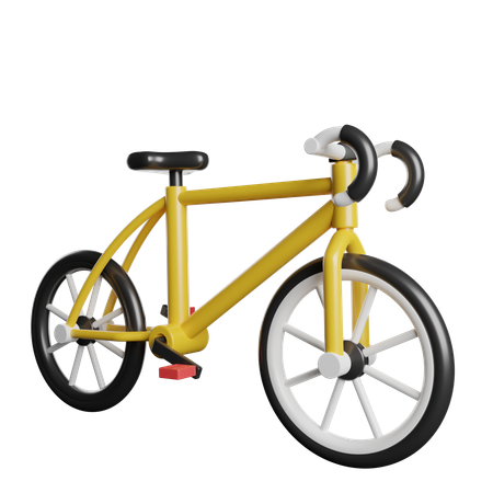 Bicicleta  3D Icon