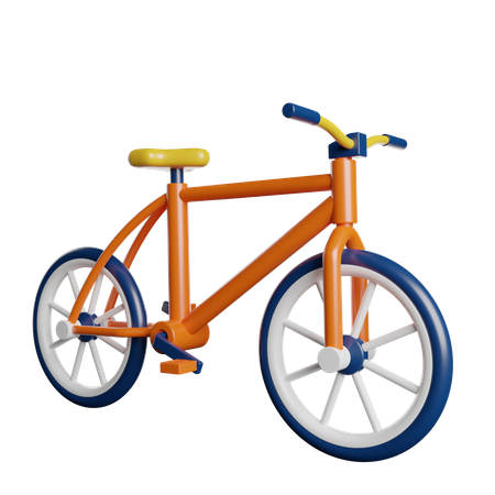 Bicicleta  3D Icon