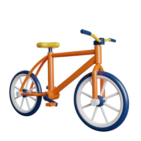 Bicicleta  3D Icon