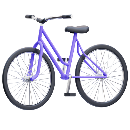 Bicicleta  3D Icon