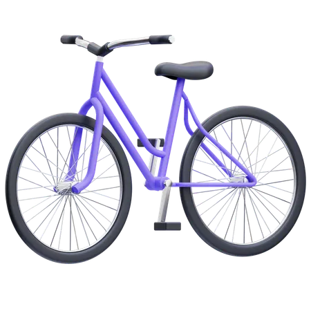 Bicicleta  3D Icon