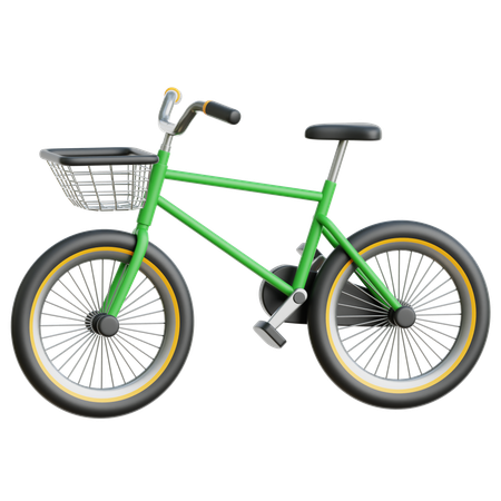 Bicicleta  3D Icon