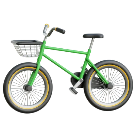 Bicicleta  3D Icon