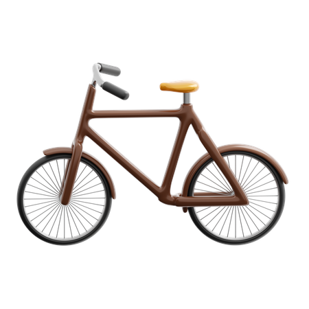 Bicicleta  3D Icon