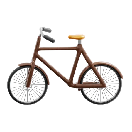 Bicicleta  3D Icon