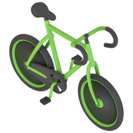 Bicicleta  3D Icon