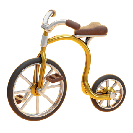 Bicicleta  3D Icon