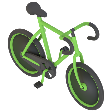 Bicicleta  3D Icon