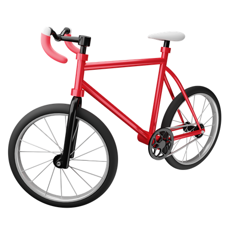 Bicicleta  3D Icon