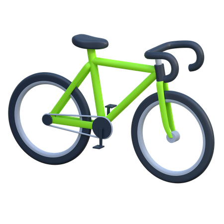 Bicicleta  3D Icon