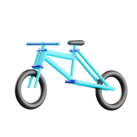 Bicicleta  3D Icon