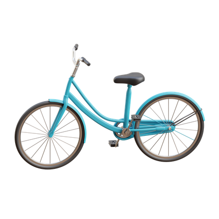Bicicleta  3D Icon
