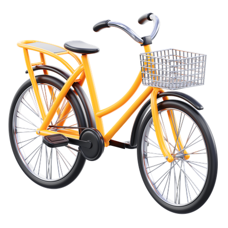 Bicicleta  3D Icon
