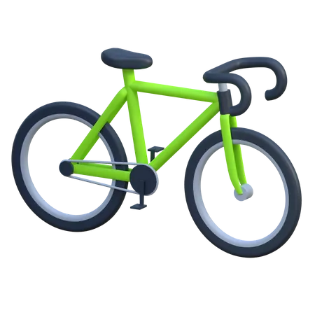 Icono De Bicicleta De Carretera Equipo Deportivo De Ciclismo Ilustracion 3 D 3D Icon