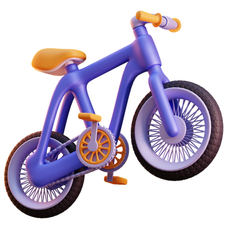 Bicicleta  3D Icon