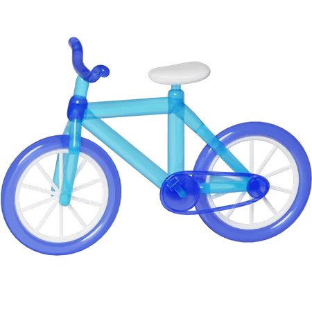Bicicleta  3D Icon