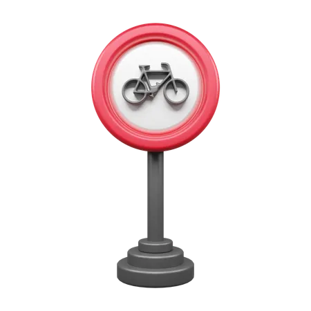 Camino de bicicleta  3D Icon