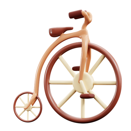 Bicicleta clássica  3D Icon