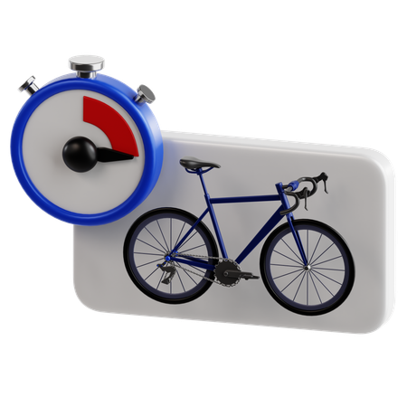 Bicicleta de contrarreloj  3D Icon