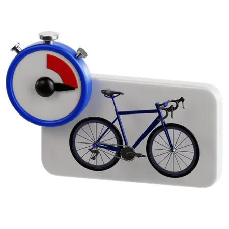 Bicicleta de contrarreloj  3D Icon